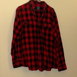 Men’s long sleeve flannel shirt